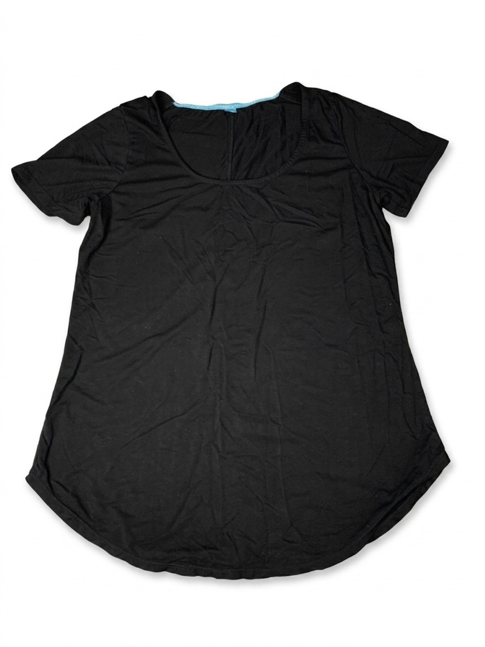 SweetLegs Black Crew Neck T-Shirt Size Medium